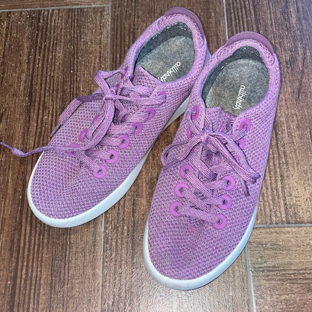 EUC allbirds Tree Piper Lux Purple (Blizzard Sole) Size 9
